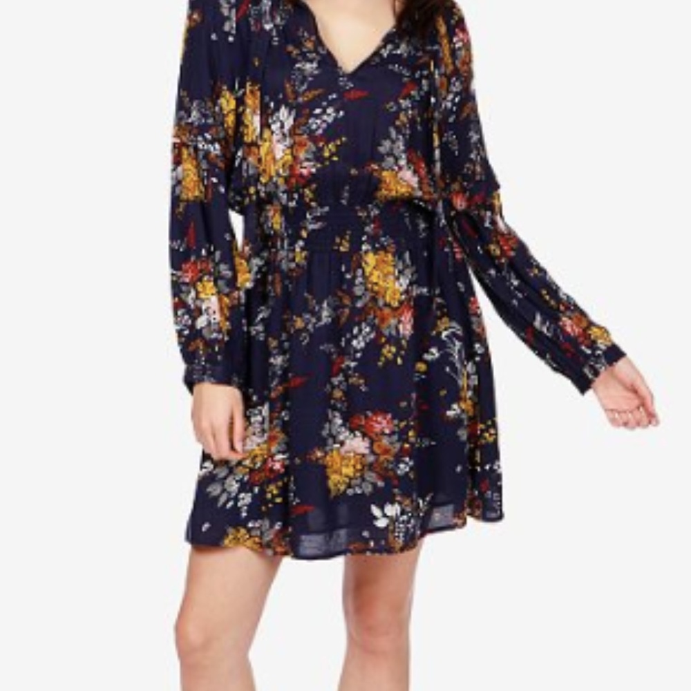 Brand new! Lucky Brand, Printed Drop-Waist Dress